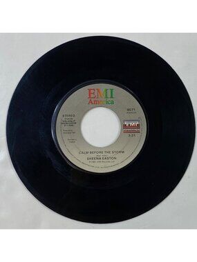 Vintage Sheena Easton 45 Rpm Single "Morning Train" "Calm Before The Storm"